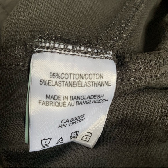 Women's Green Cargo joggers Pull on ankle pants Large Activewear - Picture 12 of 13